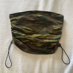 Forever 21 adjustable strapless crop top